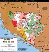 Image result for Croatia Bosnia Border Map