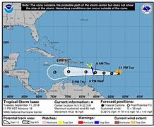 Image result for Tropical Storm Isaac Path