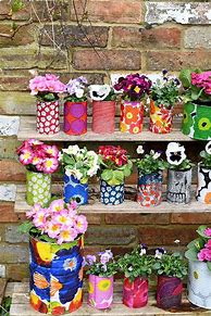 Image result for upcycled garden planters