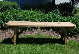 Image result for Outdoor Wood Bench with Back