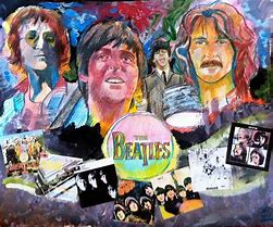 Image result for John Paul George and Ringo Art