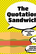 Image result for Quote Sandwich Template