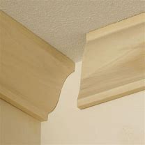 Image result for Rockler Traditional Oak Crown Molding, 11/16" Thick X 4-1/4" Facing With 3-1/4" Drop And 2-11/16" Projection