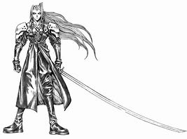 Image result for Sephiroth Sketch