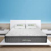 Image result for Ghostbed Flex Mattress - Twin - 13" Hybrid Mattress With Comforting Gel Memory Foam And Reinforced Springs - Medium Feel