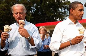 Image result for Joe Biden Barack Obama Ice Cream
