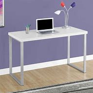 Image result for White Metal Computer Desk