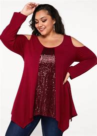 Image result for Plus Size Womens Short-Sleeve Sleepshirt By Dreams & Co. In Classic Red Dot (Size 7X8X)
