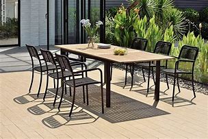 Image result for Extendable Outdoor Dining Table