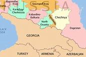 Image result for Chechnya Borders