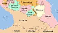 Image result for 2Th Chechnya War Map