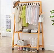 Image result for Small Wood Clothes Rack