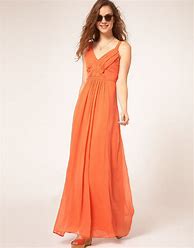 Image result for Orange Chic Maxi Dress