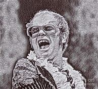 Image result for Elton John Sketch