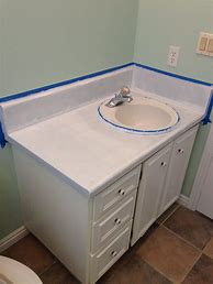 Image result for Can You Paint Bathroom Countertops