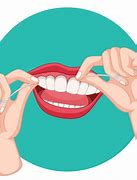 Image result for Flossing Teeth Cartoon