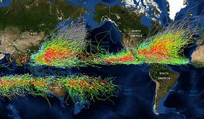 Image result for Global Hurricane Map