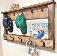 Image result for Wall Mounted Ball Cap Hanger