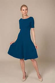 Image result for Royal Blue A-Line Dress