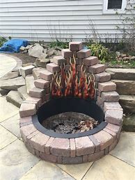 Image result for Large Wood-Burning Fire Pits Outdoor