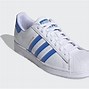 Image result for Light Blue and Yellow Adidas Superstar