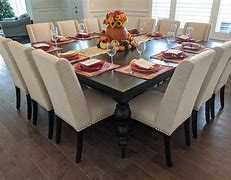 Image result for Extendable Dining Table Seats 12