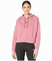 Image result for Adidas Pink Cropped Hoodie
