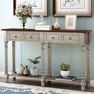 Image result for Console Sofa Table with Storage