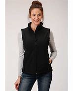 Image result for Women Black Fleece Vest