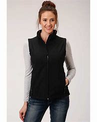 Image result for Women Black Fleece Vest