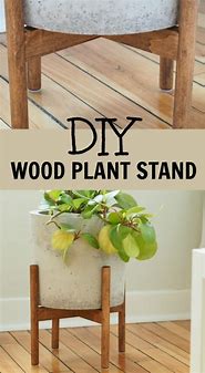 Image result for DIY Wood Plant Stand