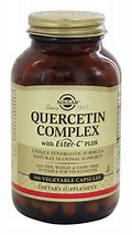 Image result for Quercetin Complex With Ester C By Solgar - 100 Veggie Caps - Vitamins & Supplements - Vitamins
