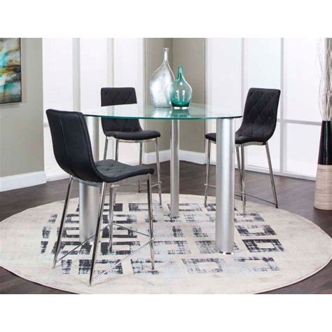 Turbo Triangular Counter Height Dining Set W/ 45 Inch Table Cramco  