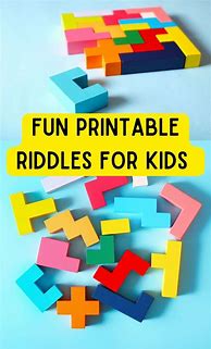 Image result for Printable Riddles for Kids