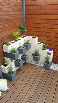 Image result for Cinder Block Planters DIY