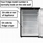 Image result for Electrolux Refrigerator Model Numbers