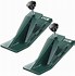Image result for VEVOR 2Pcs Tractor Bucket Protector Ski Edge Tamer Protector Snow Removal Green