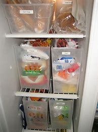 Image result for Small Freezer Storage Bins