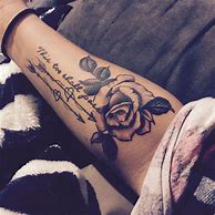 Image result for Rose Tattoo On Back of Forearm