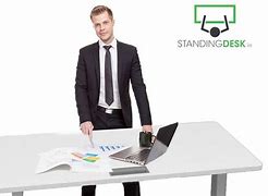 Image result for Person Standing at Desk