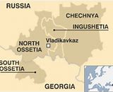 Image result for North Ossetia Map