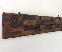 Image result for Rustic Wood Coat Rack