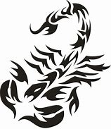 Image result for Tribal Scorpion Clip Art