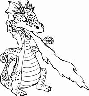 Image result for Silly Dragons to Color