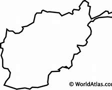 Image result for Outline of Afghanistan