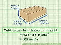 Image result for Length Width and Height