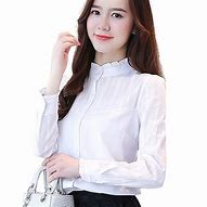 Image result for White Blouses Plus Size Formal