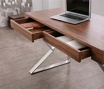 Image result for Modern Walnut Desk
