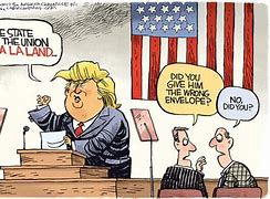 Image result for Donald Trump Speech Cartoon
