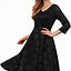 Image result for Long Petite Dresses Fit and Flare
